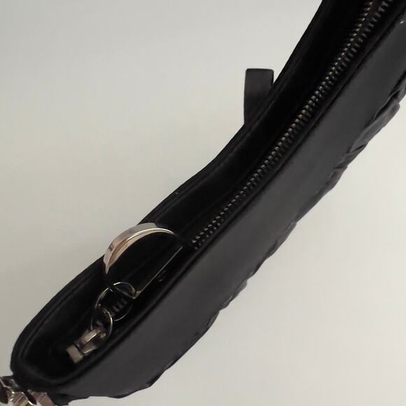 Vintage Dior Mini Black Satin Ballet bag - Picture 3 of 7